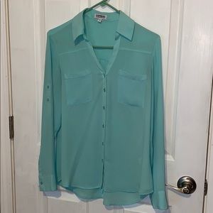 Express Women’s Portofino Full Button Blouse